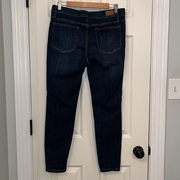 Judy Blue Women’s High Rise Dark Wash Pull‎ On Skinny Jeans Sz 13/31 Stretch - Picture 4 of 12